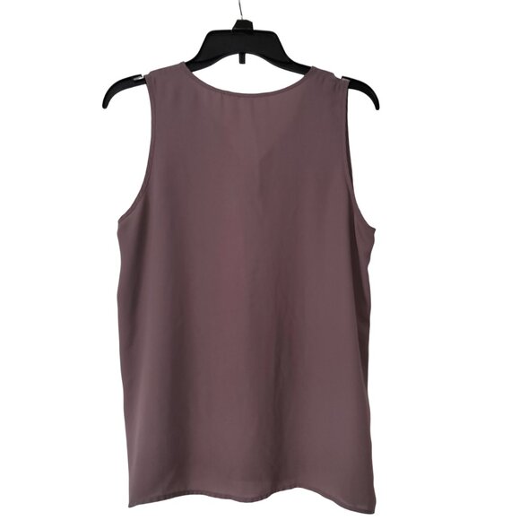 VIOLET&CLAIRE BLOUSE Sleeveless Size Medium Mauve - Picture 2 of 8